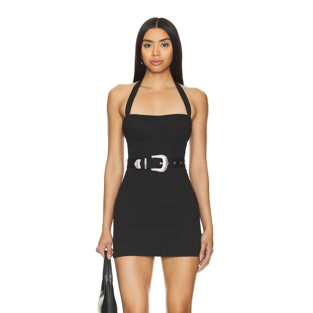 Lovers and Friends from REVOLVE Shawn Mini Belted Dress in Black